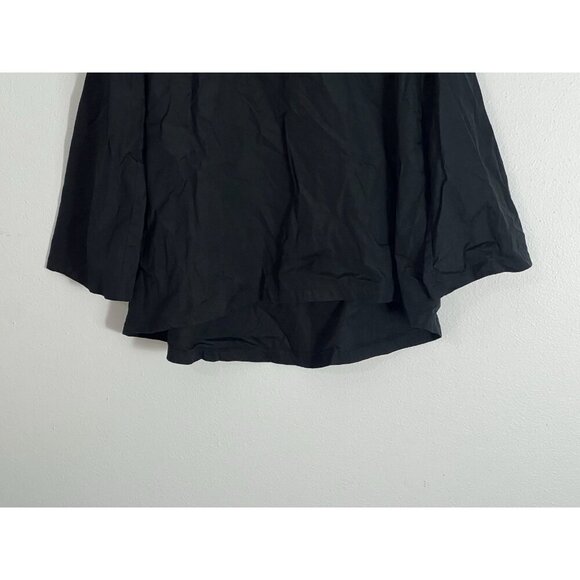 SBJ Austin Black Long Sleeve Cotton Tunic Top Size 1 - Picture 3 of 14